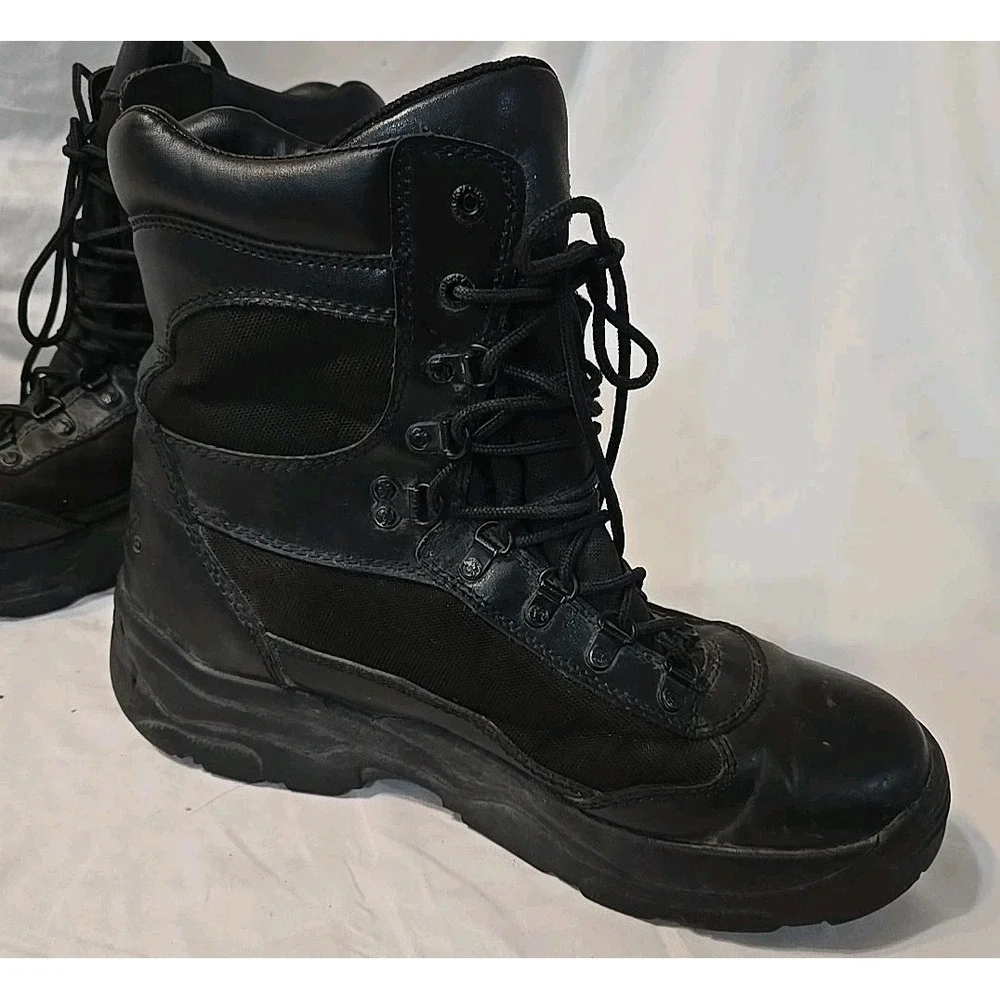 Rocky Fort Hood Military‎ Combat Boots Mens 12 M Waterproof Leather Black 2049